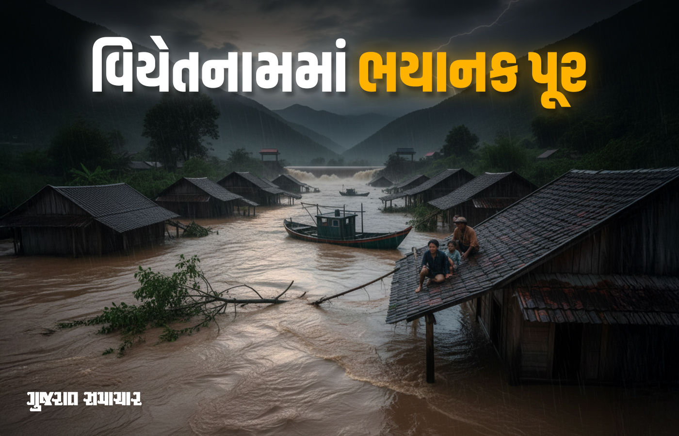 VIDEO : વિયેતનામમાં પૂરથી આફત, 52000થી વધુ મકાનો પાણીમાં ગરકાવ, 41થી વધુના મોત