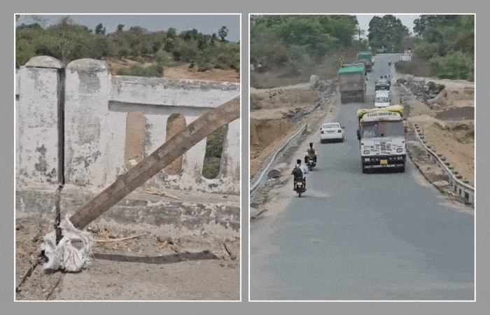 છોટા ઉદેપુર: પાવીજેતપુરના ચુડેલ ગામ પાસેનો બ્રિજ બન્યો જોખમી, લોખંડની પ્લેટો ખુલ્લી પડતાં અકસ્માતનો ભય