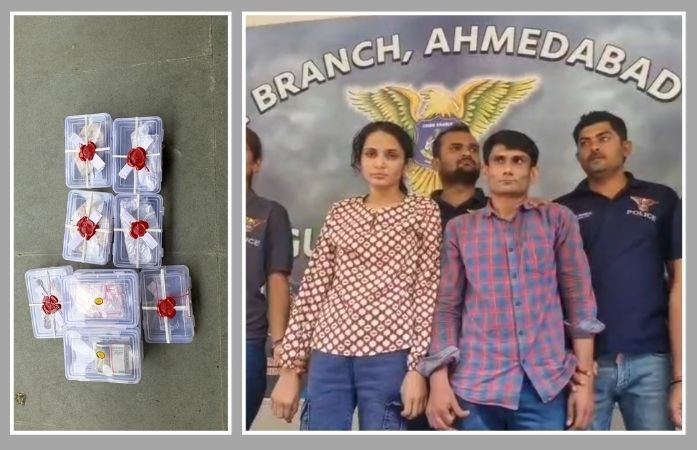 B.Ed ભણેલી મહિલા અમદાવાદમાં પતિ સાથે ડ્રગ્સ વેચતા ઝડપાઈ! રાજસ્થાનથી જથ્થો લાવવામાં ભાઈ કરતો હતો મદદ