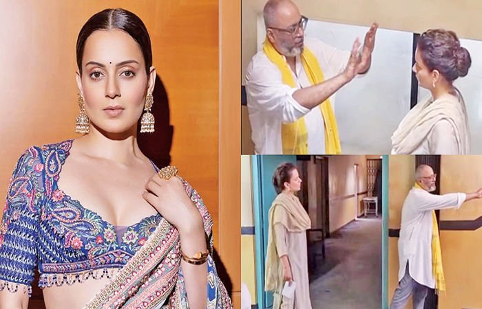 કંગના ફરી ફિલ્મ શૂટિંગ માટે સેટ પર હાજર થઈ ગઈ