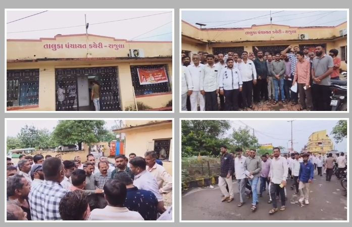 પાક નુકસાની વળતર માટે ડિજિટલ સર્વેનો વિરોધ, અમરેલીમાં 72 સરપંચની TDOને રજૂઆત