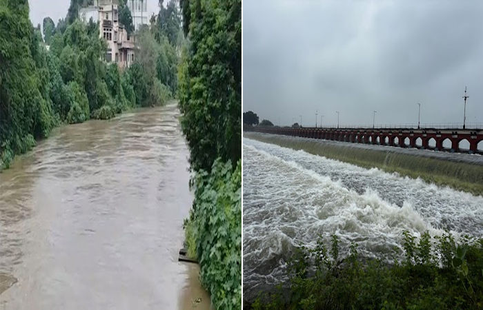 વડોદરામાં વિશ્વામિત્રી નદીની સપાટી વધીને 17.68 ફૂટે પહોંચી : નદીનું ભયજનક લેવલ 26 ફૂટ