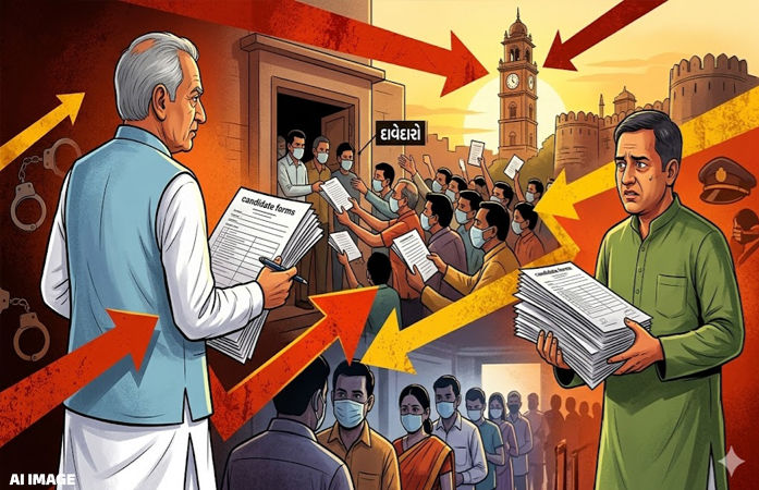 મહેસાણા મનપામાં ભાજપ-કોંગ્રેસના 800થી વધુ દાવેદારો, બંને પક્ષોએ ભારે મથામણ કરવી પડશે