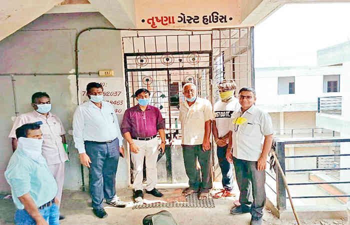 સાબરડેરી નજીક ગોરખધંધાને મુદ્દે ગેસ્ટ હાઉસ ફરી સીલ કરી દેવાયું