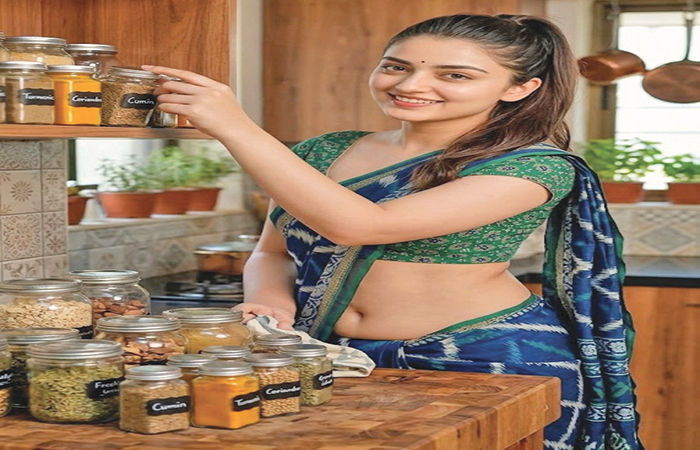 રસોડાની રમ્ય સજાવટની રીત                            .