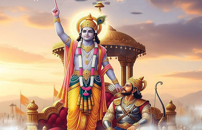 જ્ઞાનનો અદ્ભૂત પ્રવાહ...ગીતા                                  .
