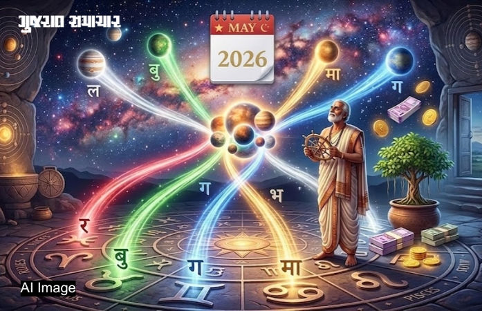 મે 2026માં બનશે 6 મોટા રાજયોગ, તમામ રાશિના જાતકો માટે ભાગ્યશાળી રહેશે આ મહિનો, જાણો શું થશે લાભ