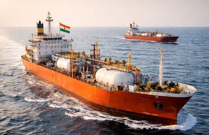 LPG પર ગુડ ન્યૂઝ! હોર્મુઝ સ્ટ્રેટમાં યુદ્ધ વચ્ચે ભારતના 2 ગેસ ટેન્કર રવાના