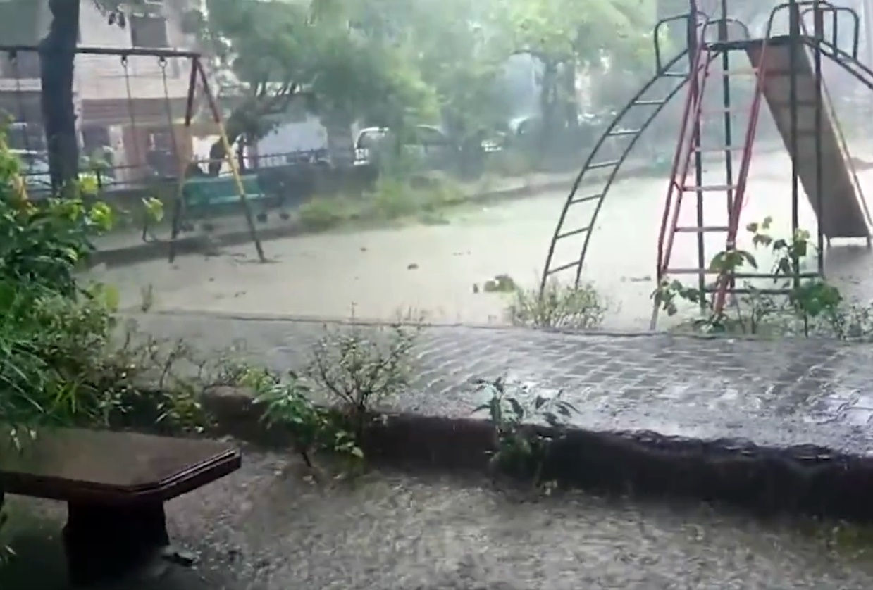 Heavy rain in Delhi-NCR brings relief from intense heat