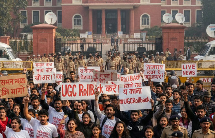 UGCના નવા નિયમો સામે સવર્ણોમાં નારાજગી, ઠેર ઠેર વિરોધ શરુ; ભાજપમાં જ નેતાઓએ બાંયો ચડાવી