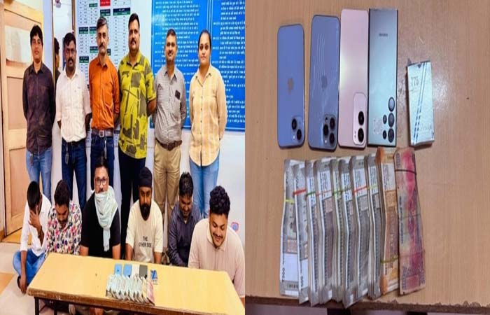 ભરૂચના વટારીયા ગામ ખાતેના ફાર્મ હાઉસમાં ચાલતા જુગારધામ ઉપર એલસીબીનો દરોડો, 6 જુગારીઓ ઝડપાયા
