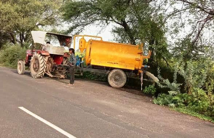 ખાનગી કંપની દ્વારા દૂષિત પાણી ઠાલવવામાં આવતા ખેડૂતોમાં રોષ