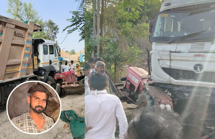 છોટા ઉદેપુર: પાવી જેતપુરના સુસ્કાલ ગામ નજીક ટ્રક અને ટ્રેક્ટર વચ્ચે ગમખ્વાર અકસ્માત, 30 વર્ષીય યુવકનું  મોત
