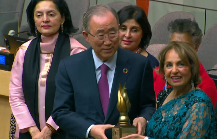 Ex-UN Secy Gen Ban Ki-moon gets ‘Power of One’ Award from Diwali Foundation USA