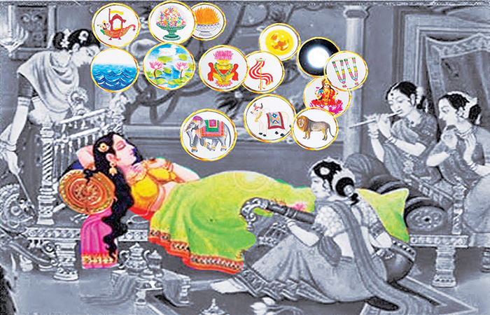જૈન ધર્મમાં સપનાંની સૃષ્ટિ                                 .