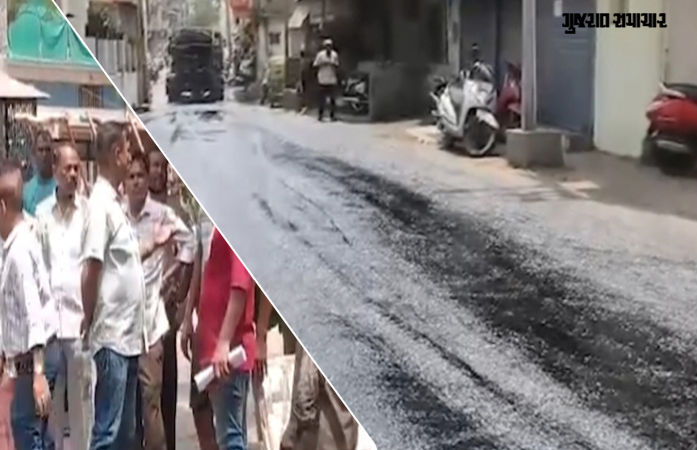વડોદરામાં હાઈવોલ્ટેજ ડ્રામા: વાડીમાં રોડ બનાવવા મુદ્દે ભાજપ-કોંગ્રેસના નેતાઓ બાખડ્યા, પોલીસ બોલાવવી પડી!