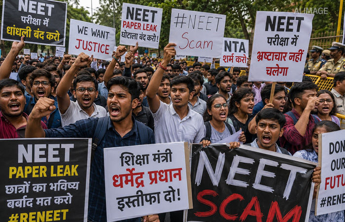 NEET પેપર લીક: 18 વર્ષની ભાગ્યશ્રીની આત્મહત્યા બાદ દેશભરમાં શિક્ષણ મંત્રીના રાજીનામાની માંગ