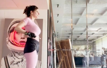 Sussanne Khan says ‘discipline will set you free’ as she drops glimpse of her workout session