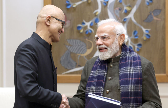 સત્ય નદેલાએ PM મોદી સાથે કરી મુલાકાત, ભારતમાં એશિયાનું સૌથી મોટું રોકાણ કરશે માઇક્રોસોફ્ટ