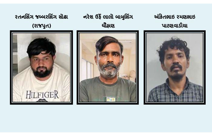 પ્રોહિબિશન તથા ઘરફોડ ચોરીના ગુનામાં સંડોવાયેલ ત્રણ શખ્સોની પાસા હેઠળ અટકાયત