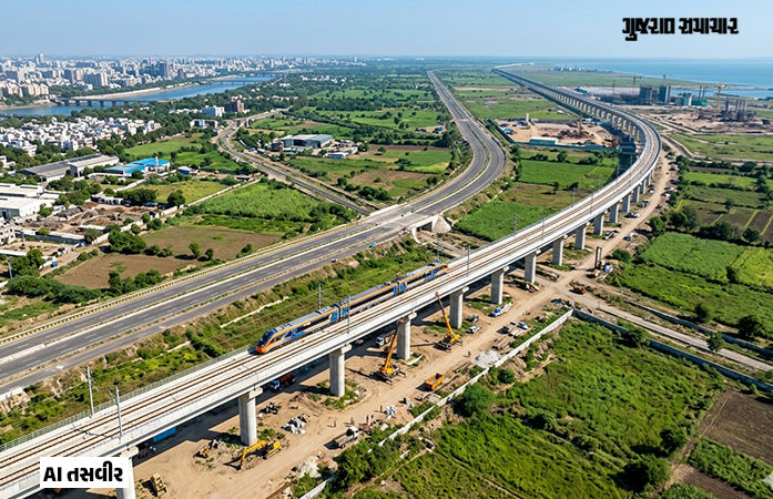 કેન્દ્રીય કેબિનેટ બેઠકમાં અમદાવાદ-ધોલેરા સેમિ હાઈ-સ્પીડ રેલ પ્રોજેક્ટને મંજૂરી, 20,665 કરોડનો થશે ખર્ચ