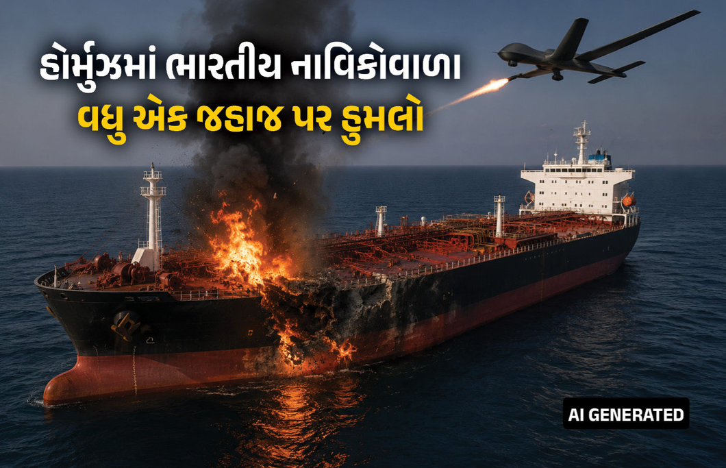 ભારતનો વિરોધ છતાં હોર્મુઝમાં ફરી ભારતીય નાવિકોવાળા જહાજ પર ડ્રોન હુમલો