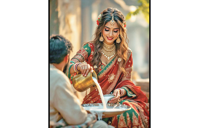 નવી વહુ ઝટ કામ પર ચઢી જાય તો સારું