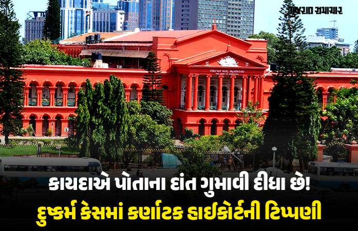 ‘હાથ-પગ કાપો તો જ લોકો કાયદો માનશે...’ દુષ્કર્મના આરોપીની જામીન અરજી ફગાવતા કર્ણાટક હાઈકોર્ટની ટિપ્પણી