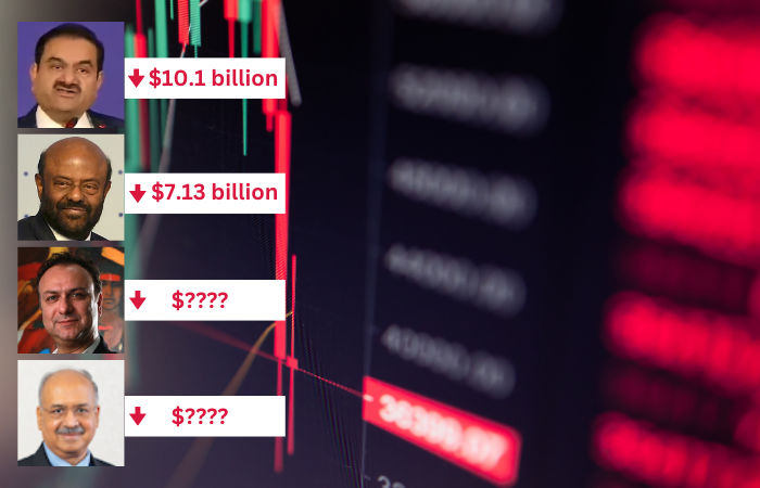 Seven richest Indians lose $34 billion in stock market washout of 2025