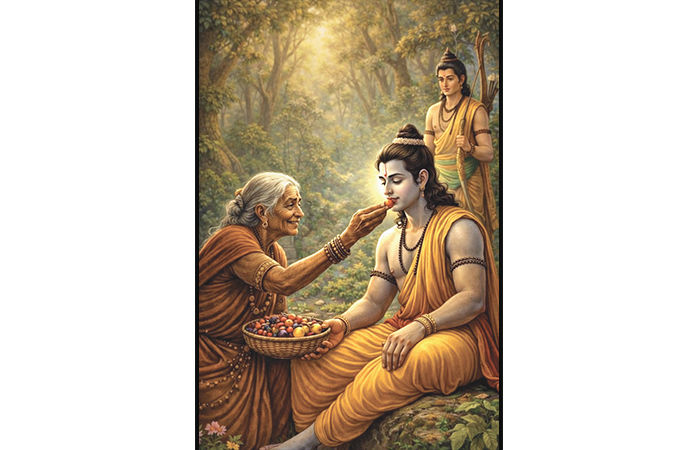 શબરીની ભાવસંવેદના                                          .