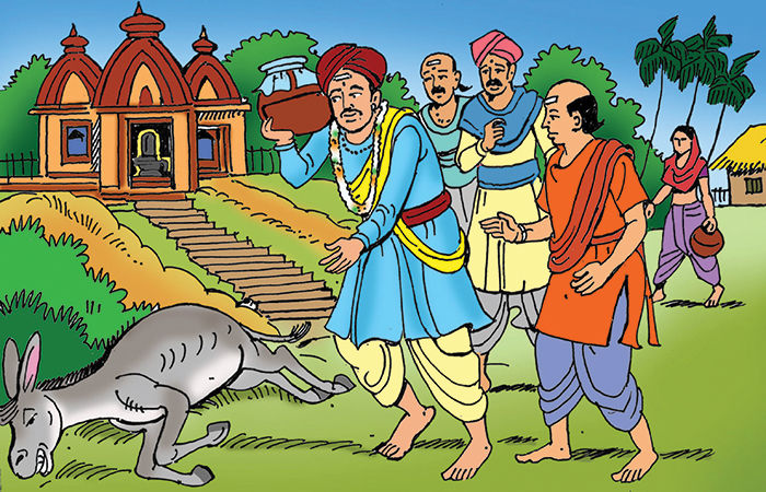 ગધેડાનાં મોંમા ગંગાજળ (કરુણાનો ધોધ)                         .