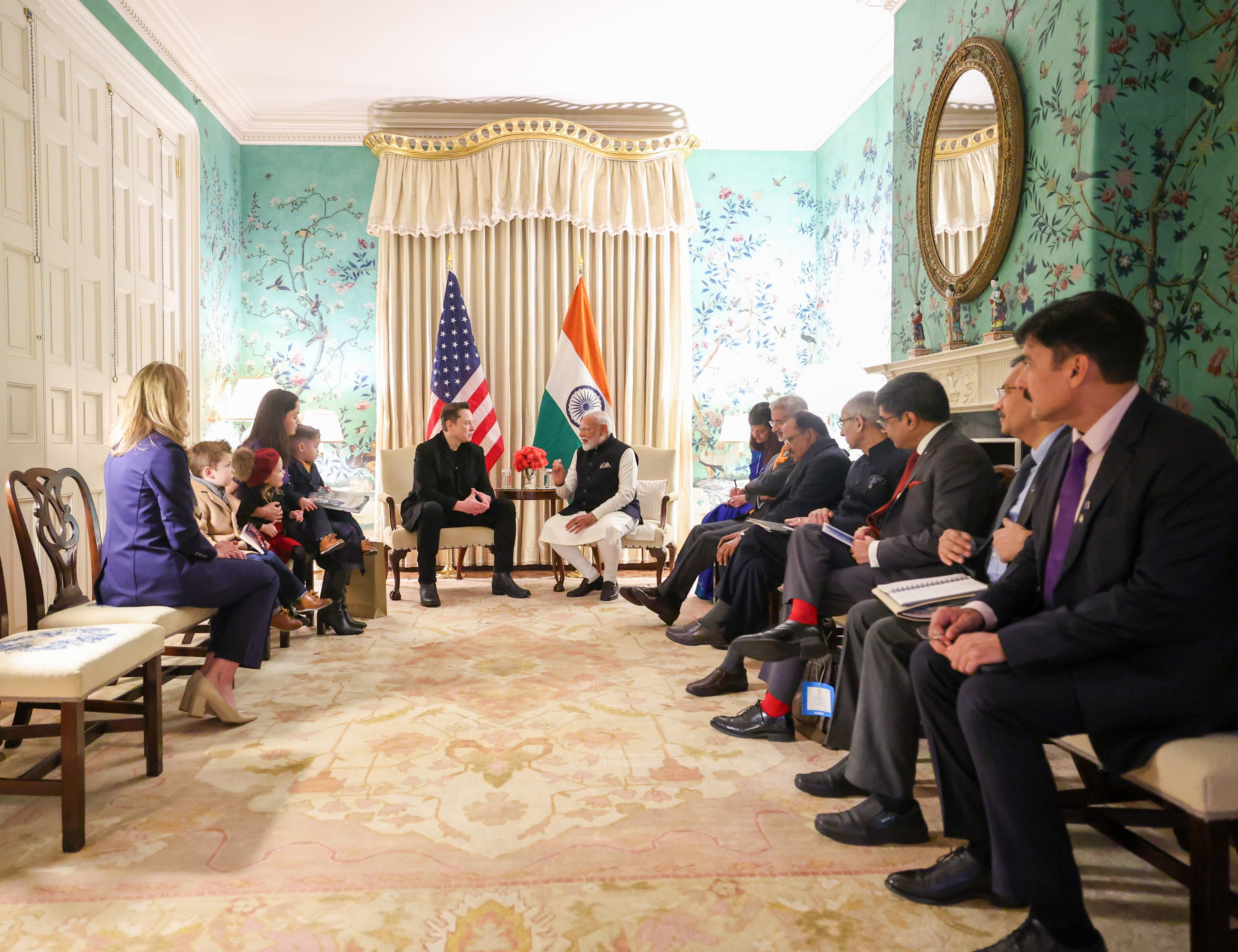 PM Modi meets Elon Musk during US visit, discusses space, tech, and innovation