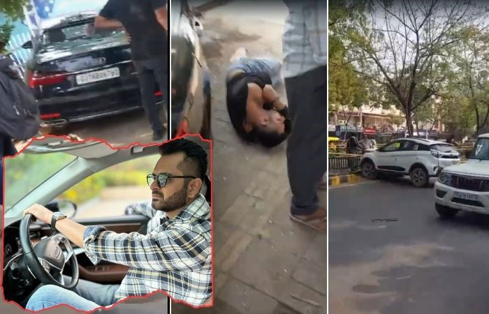 Drunken Audi driver wreaks havoc on Ambli-Bopal Road, rams multiple vehicles