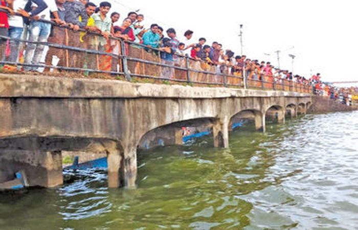 શહેરનુ બોરતળાવ છલકાયુ, ભીકડા કેનાલમાંથી પાણીની આવક યથાવત