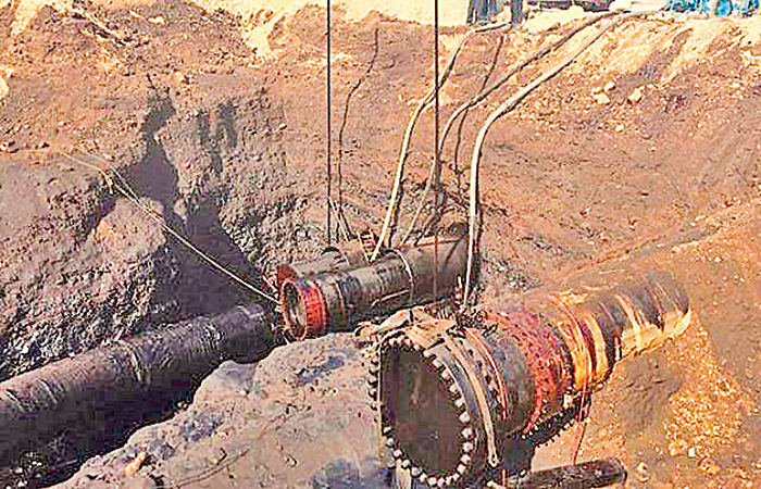 What happens to the empty space after millions of tons of Crude Oil are extracted?