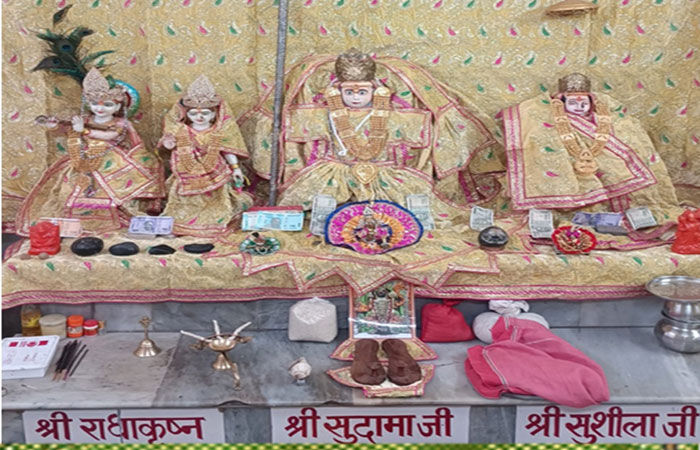 વિશ્વ વિખ્યાત સુદામા મંદિરે અખાત્રીજે ચરણસ્પર્શ મહોત્સવ