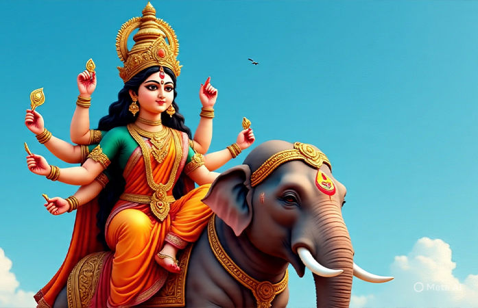 નવરાત્રિમાં ગજરાજ પર સવાર થઈ આવશે મા દુર્ગા, હસ્ત નક્ષત્રમાં થશે ઘટસ્થાપના; જાણો મુહૂર્ત