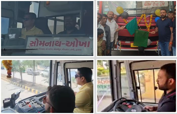 ટ્રાફિક નિયમોના ધજાગરા! જેતપુર અને સોમનાથમાં ભાજપ-કોંગ્રેસના ધારાસભ્યોએ સીટ બેલ્ટ વગર દોડાવી ST બસ