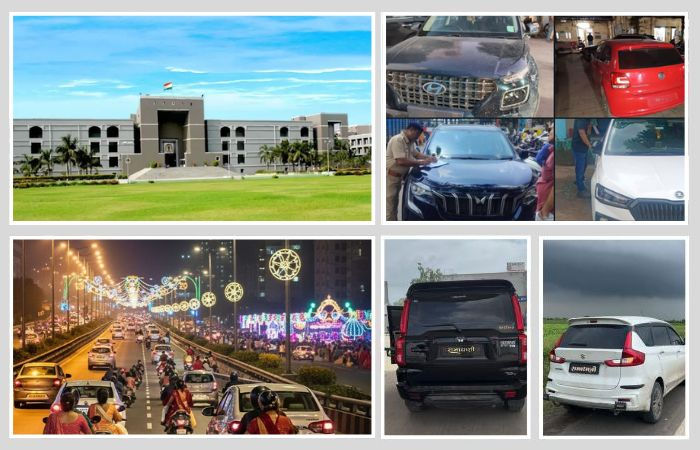 નવરાત્રીમાં કાળા કાચ અને નંબર પ્લેટ વિનાની ગાડીઓ સામે કાર્યવાહી કરવાનો હાઈકોર્ટનો આદેશ