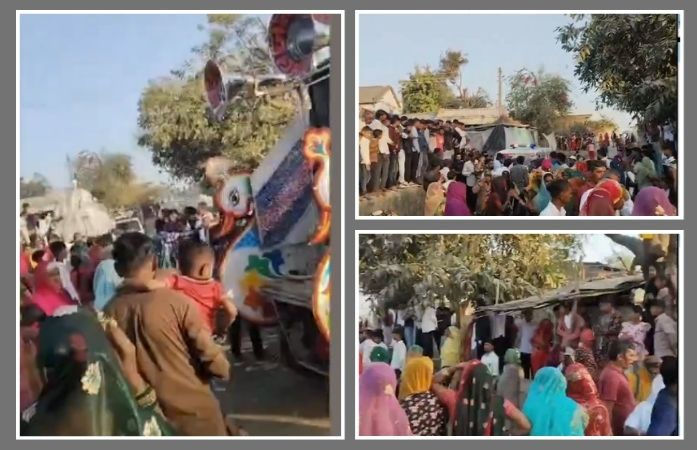 મહેસાણામાં લગ્ન સમારોહમાં વરઘોડો કાઢવા મામલે પથ્થરમારો, 7 શખસોએ કર્યો હુમલો, મહિલા ઈજાગ્રસ્ત