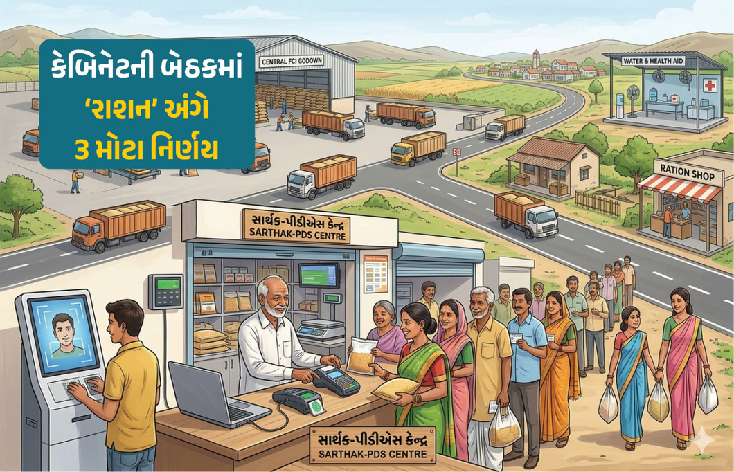 રાશન આપનારા ડીલરો અને લાભાર્થીઓ અંગે કેન્દ્ર સરકારનો મોટો નિર્ણય, ત્રણ મોટી જાહેરાત કરાઈ
