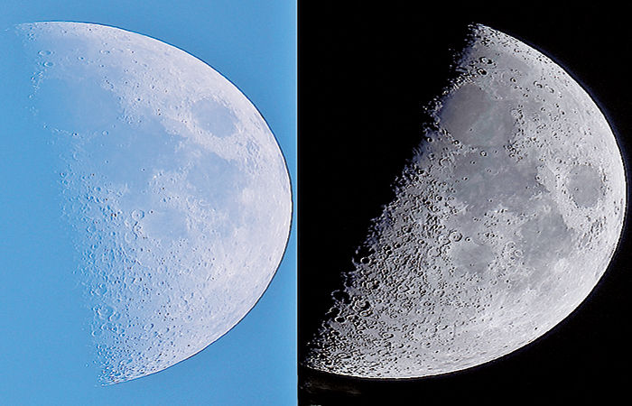 Day and Night on the Moon