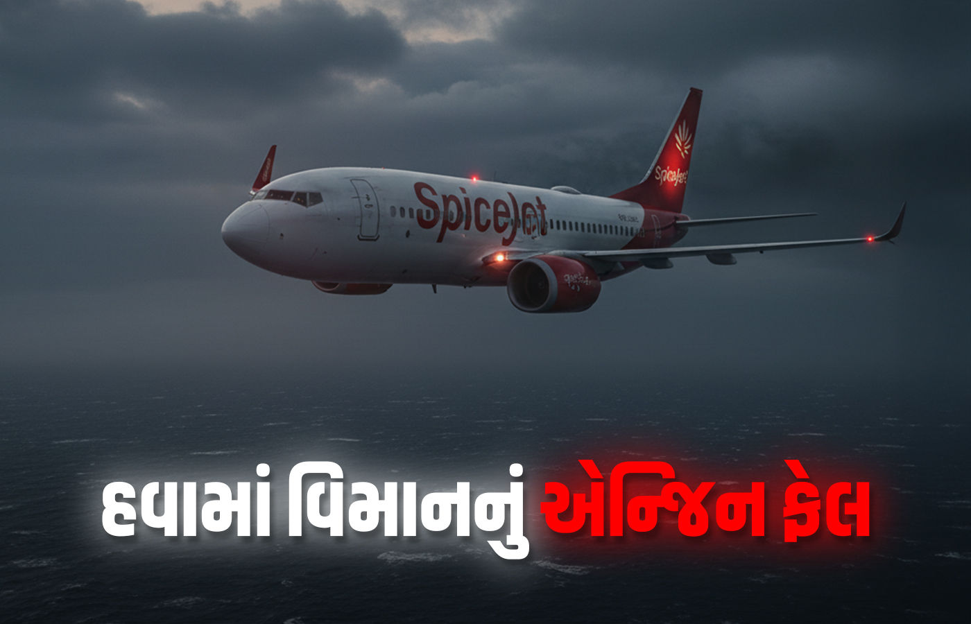 હવામાં ચાલુ ઉડાન વચ્ચે સ્પાઈસજેટના વિમાનનું એન્જિન ફેલ, કોલકાતામાં ઈમરજન્સી લેન્ડિંગ
