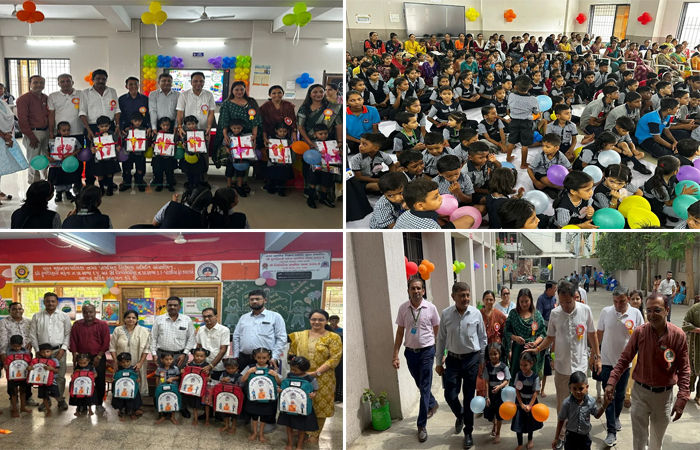 સુરતમાં શિક્ષણનો ઉત્સવ : નાના ભૂલકાઓને આંગળી પકડી શાળામાં પ્રવેશ અપાયો