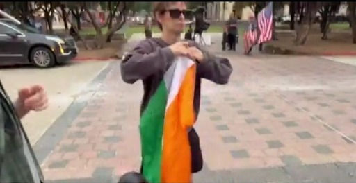 Video of Indian flag being torn during protest in Texas sparks outrage online