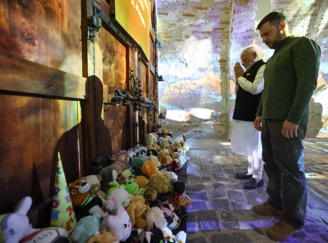 PM Modi, Zelensky pay tribute to children lost in Russia-Ukraine conflict