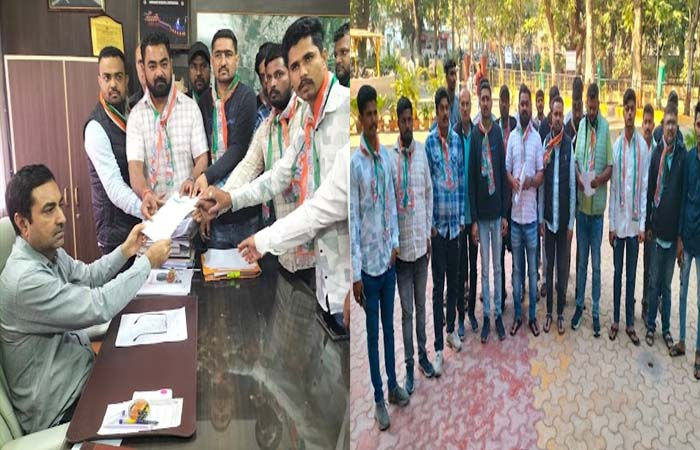 જામનગરના  મોમાઈ નગરમાં પાણી ની પાઇપ લાઇનના કામમાં ભ્રષ્ટાચાર સામે શહેર યુવક કોંગ્રેસનું આવેદન: કડક પગલાં નહિ લેવાય તો આંદોલનની ચીમકી
