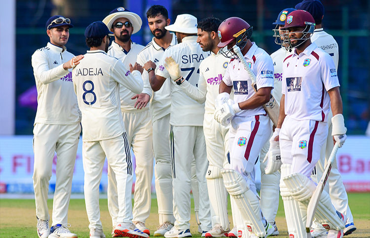 IND vs WI: બીજી ટેસ્ટમાં કુલદીપ યાદવનો પંજો; ભારતે વેસ્ટ ઈન્ડિઝને 'ફોલો-ઓન' કર્યું