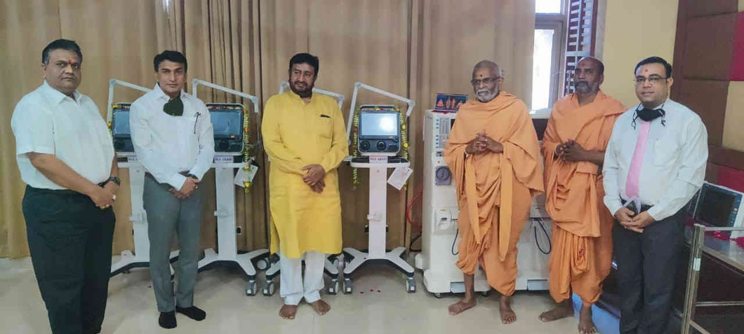 યોગીજી મહારાજ હોસ્પિટલ ખાતે મેડીકલ સાધનોનું લોકાર્પણ કરાયું