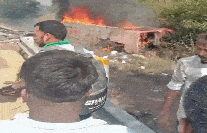 VIDEO: સુરતના બારડોલી પાસે બે બસ વચ્ચે ભીષણ ટક્કર, 7ના કરૂણ મોત, એક બસ આગનો ગોળો બની